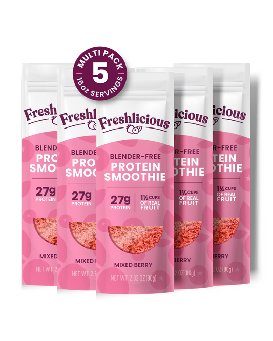 Blender-Free Protein Smoothie, Multi Pack (5 Servings of 16oz)